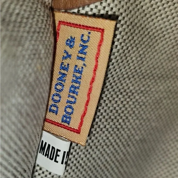 Dooney and Bourke Chestnut Double Pocket Satchel - Picture 5 of 15